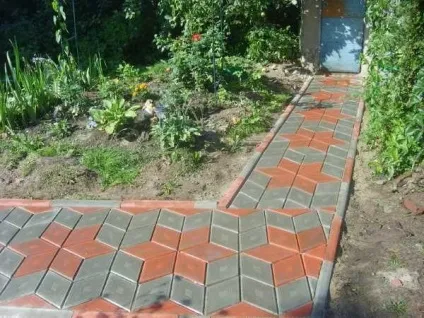 Тротуарна плитка ромб варіанти укладання фото (класти) Тротуарна плитка ромб варіанти укладання фото