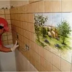 Укладання плитки на кухні фартух, стіни, підлогу