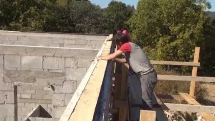 Установка крокв двосхилим даху своїми руками відео (даху) Установка крокв двосхилим даху своїми руками відео