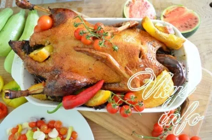 Качка з апельсинами в духовці рецепт з фото (апельсини) Качка з апельсинами в духовці рецепт з фото