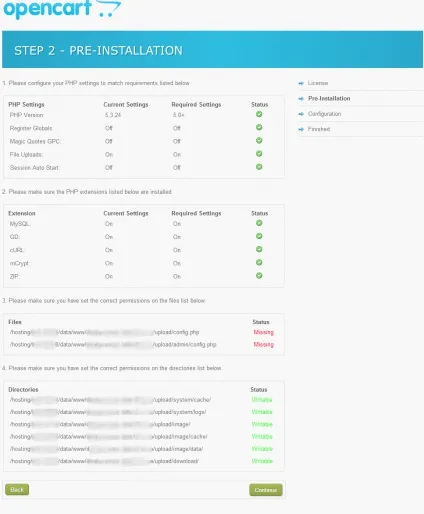 Установка opencart на хостинг - інструкція, bitte (хостинг) Установка opencart на хостинг - інструкція, bitte