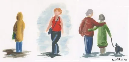 Фігури людей в пейзажі, ізотіка (поради художнику) Фігури людей в пейзажі, ізотіка