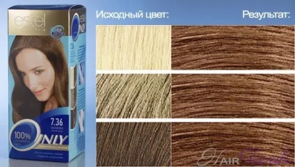 Естель онли колор - палітра кольорів