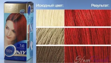 Естель онли колор - палітра кольорів