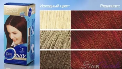 Естель онли колор - палітра кольорів