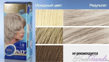 Естель онли колор - палітра кольорів
