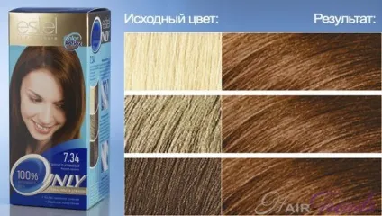 Естель онли колор - палітра кольорів