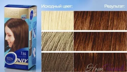 Естель онли колор - палітра кольорів