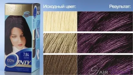 Естель онли колор - палітра кольорів