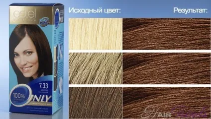 Естель онли колор - палітра кольорів
