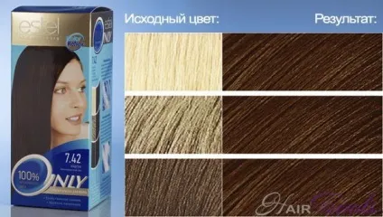 Естель онли колор - палітра кольорів
