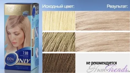 Естель онли колор - палітра кольорів