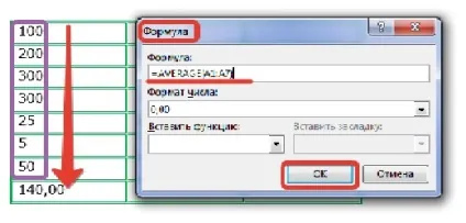 Обчислення в таблицях word