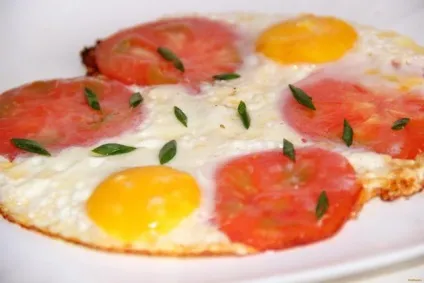 Яєчня з помідорами рецепт з фото (помідорами) Яєчня з помідорами рецепт з фото