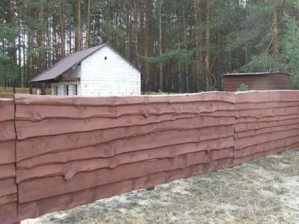 Огорожа з дошки необрізної (паркан) Огорожа з дошки необрізної