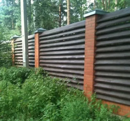 Огорожа з необрізної дошки своїми руками, будівельний портал (своїми) Огорожа з необрізної дошки своїми руками, будівельний портал
