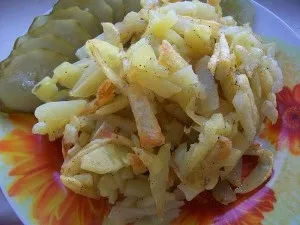 Смажена картопля - справа смаку (картопля) Смажена картопля - справа смаку