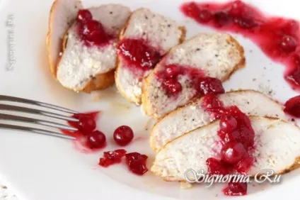 Запечена куряча грудка під соусом з журавлини рецепт з фото (грудка) Запечена куряча грудка під соусом з журавлини рецепт з фото