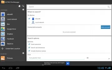 Astro file manager додаток для роботи з файлами для андроїд