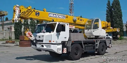 Автокрани і крани на спеціальних шасі - основні засоби (крани) Автокрани і крани на спеціальних шасі - основні засоби