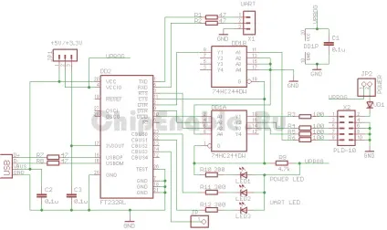Avr usb програматор на ft232