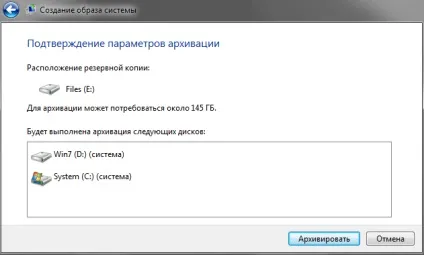 Архівація даних в windows