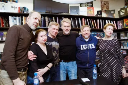Артемій Троїцький та керівники ленінградського рок-клубу (ленінградського) Артемій Троїцький та керівники ленінградського рок-клубу
