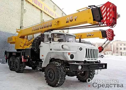 Автокрани і крани на спеціальних шасі - основні засоби (автокрани) Автокрани і крани на спеціальних шасі - основні засоби