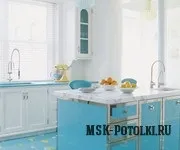 Бірюзовий натяжна стеля, фото робіт (бірюзовий натяжна стеля) Бірюзовий натяжна стеля, фото робіт