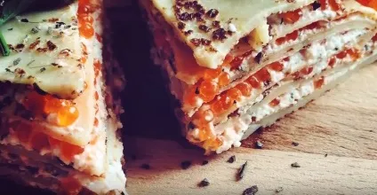 Млинці з сиром