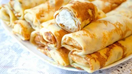 Млинці з сиром