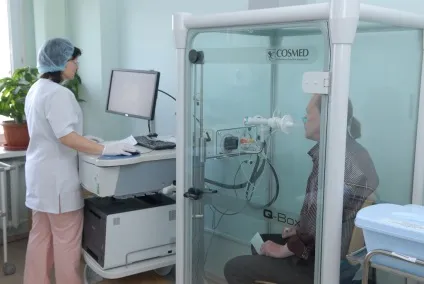 Бодіплетізмографія захворювання (визначення дифузійної здатності) бодіплетізмографія захворювання