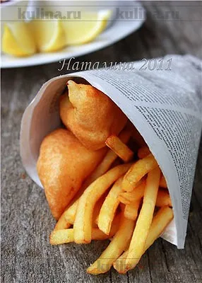 Фіш енд чіпс (fish - chips) - англійський фаст фуд (чіпс) Фіш енд чіпс (fish - chips) - англійський фаст фуд