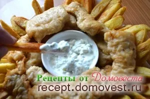 Фіш енд чіпс (fish and chips) - риба з картоплею по-англійськи - рецепти від домовеста (chips) Фіш енд чіпс (fish and chips) - риба з картоплею по-англійськи - рецепти від домовеста