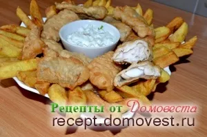 Фіш енд чіпс (fish and chips) - риба з картоплею по-англійськи - рецепти від домовеста (минтай) Фіш енд чіпс (fish and chips) - риба з картоплею по-англійськи - рецепти від домовеста