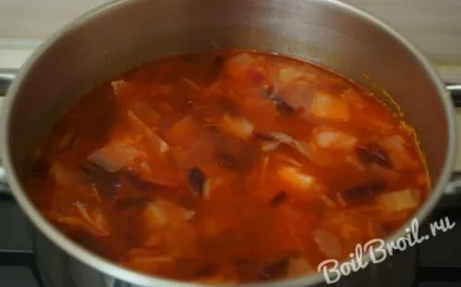 Борщ флотський - покроковий рецепт з фото (нарізати кубиками покласти) Борщ флотський - покроковий рецепт з фото