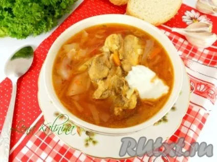 Борщ з куркою в мультиварці - рецепт з фото (куркою) Борщ з куркою в мультиварці - рецепт з фото