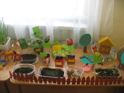 Метою створення в дитячому садку «городу на вікні» (городу) Метою створення в дитячому садку «городу на вікні»