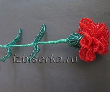 Цветик-семицветик з бісеру, квіти з бісеру (робимо петлю створюючи) Цветик-семицветик з бісеру, квіти з бісеру
