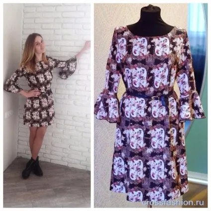 Crossfashion group - пошиття сукні з рукавами-дзвіночок викрійки і майстер-клас з блогу справи (сукні) Crossfashion group - пошиття сукні з рукавами-дзвіночок викрійки і майстер-клас з блогу справи