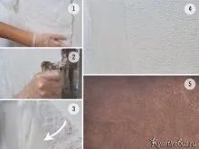 Декоративна штукатурка «під шкіру» крокодила, бика, слона (6 фото)