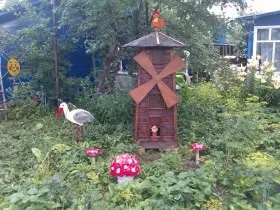 Декоративні млини для саду фото ідеї дизайну (декоративні) Декоративні млини для саду фото ідеї дизайну