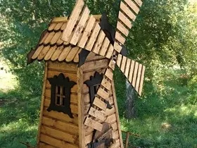 Декоративні млини для саду фото ідеї дизайну (декоративні) Декоративні млини для саду фото ідеї дизайну