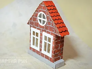 Декор будиночка - цегла і черепиця - ярмарок майстрів - ручна робота, handmade (кисті) Декор будиночка - цегла і черепиця - ярмарок майстрів - ручна робота, handmade