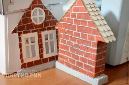 Декор будиночка - цегла і черепиця - ярмарок майстрів - ручна робота, handmade (ляльки) Декор будиночка - цегла і черепиця - ярмарок майстрів - ручна робота, handmade