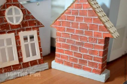 Декор будиночка - цегла і черепиця - ярмарок майстрів - ручна робота, handmade (кисті) Декор будиночка - цегла і черепиця - ярмарок майстрів - ручна робота, handmade