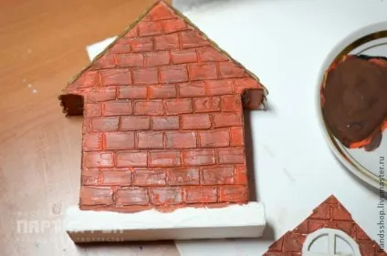 Декор будиночка - цегла і черепиця - ярмарок майстрів - ручна робота, handmade (декор) Декор будиночка - цегла і черепиця - ярмарок майстрів - ручна робота, handmade