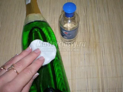 Декупаж пляшки шампанського різдво, майстер клас з покроковими фото (декупаж) Декупаж пляшки шампанського різдво, майстер клас з покроковими фото