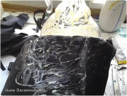 Декорування пляшки шкірою
