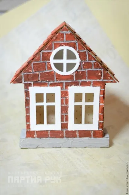 Декор будиночка - цегла і черепиця - ярмарок майстрів - ручна робота, handmade (мініатюрний будинок) Декор будиночка - цегла і черепиця - ярмарок майстрів - ручна робота, handmade